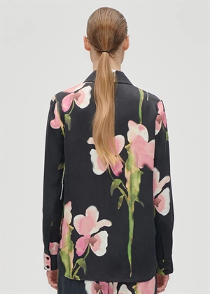 Long sleeve dry viscose skjorte Melting Flowers Stine Goya 
